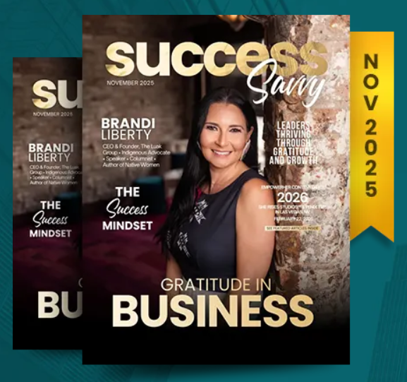 Success Savvy Magazine Cover